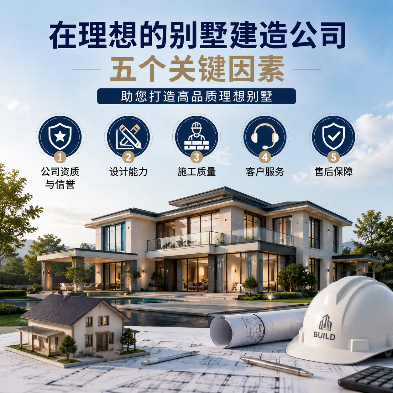 在 习水 找到理想别墅建造公司的五个关键因素