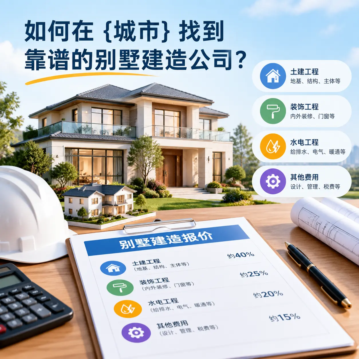 如何在 习水 找到靠谱的别墅建造公司？