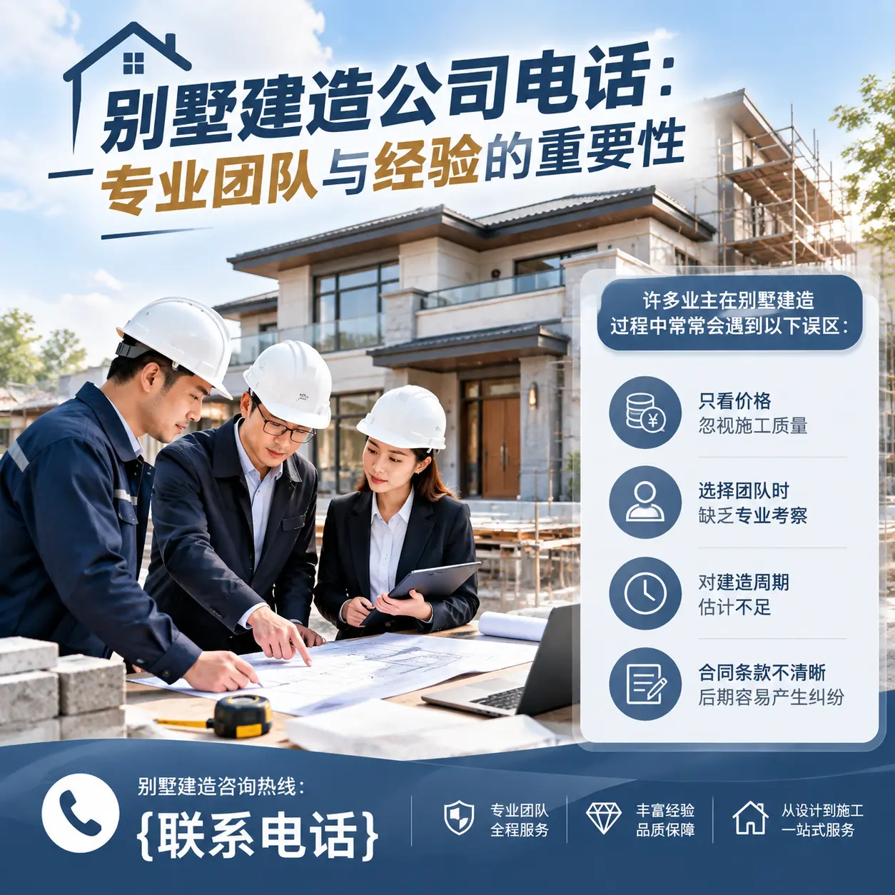习水别墅建造公司电话:专业团队与经验的重要性